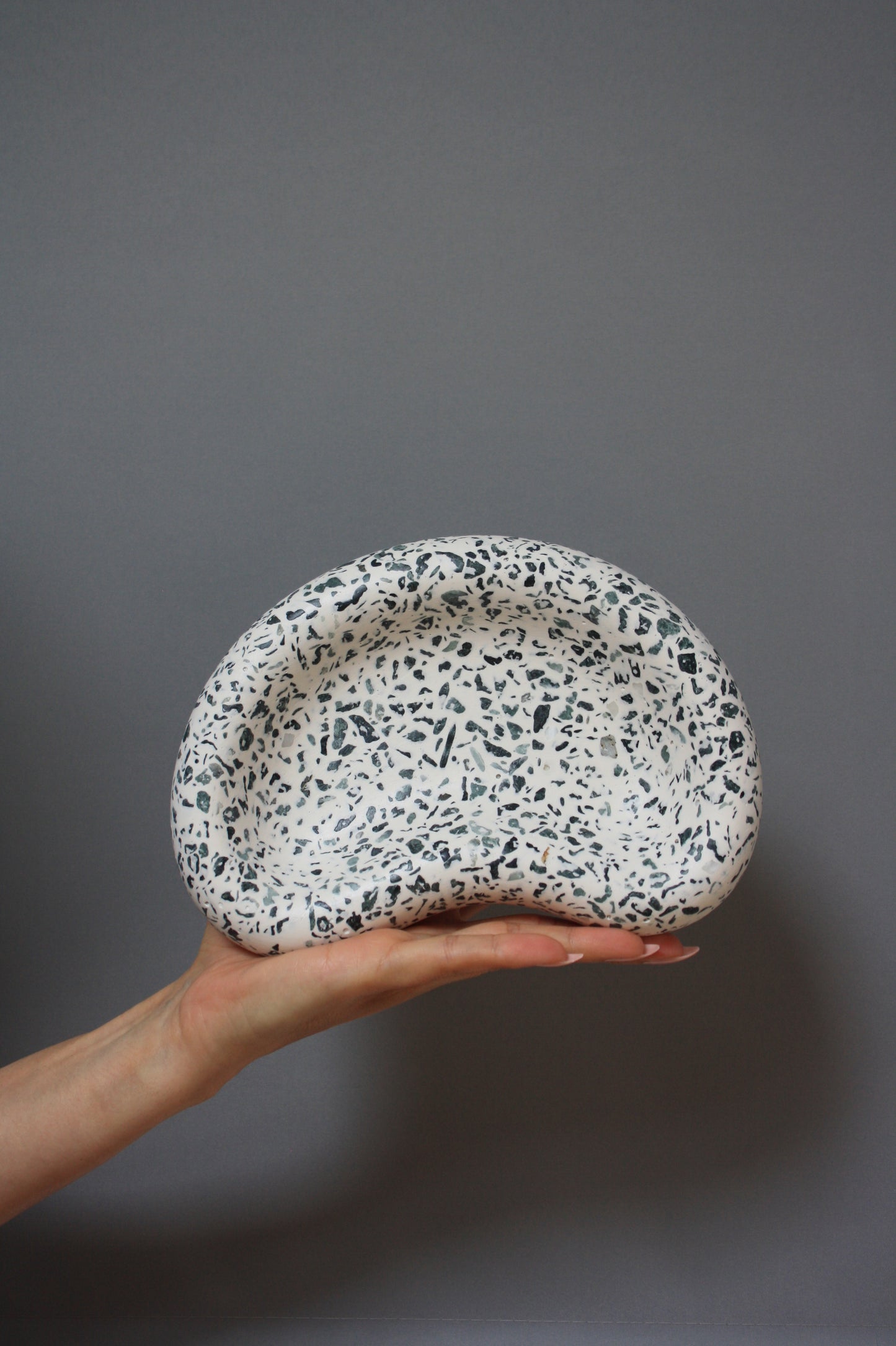 Bol Decorativ Peanut Terrazzo