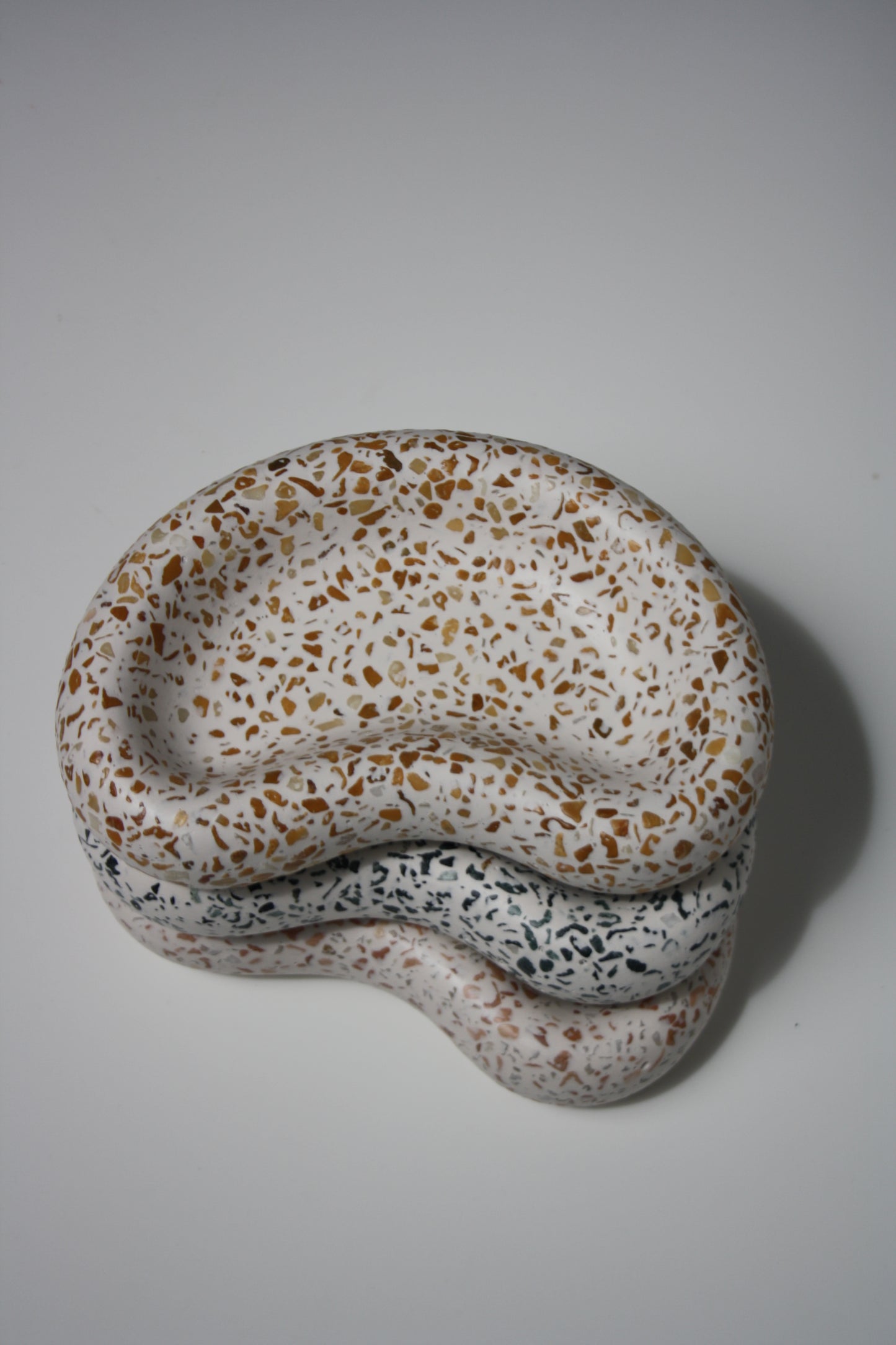Bol Decorativ Peanut Terrazzo